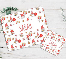 Load image into Gallery viewer, Personalised Christmas Dining Placemats &amp; Coasters
