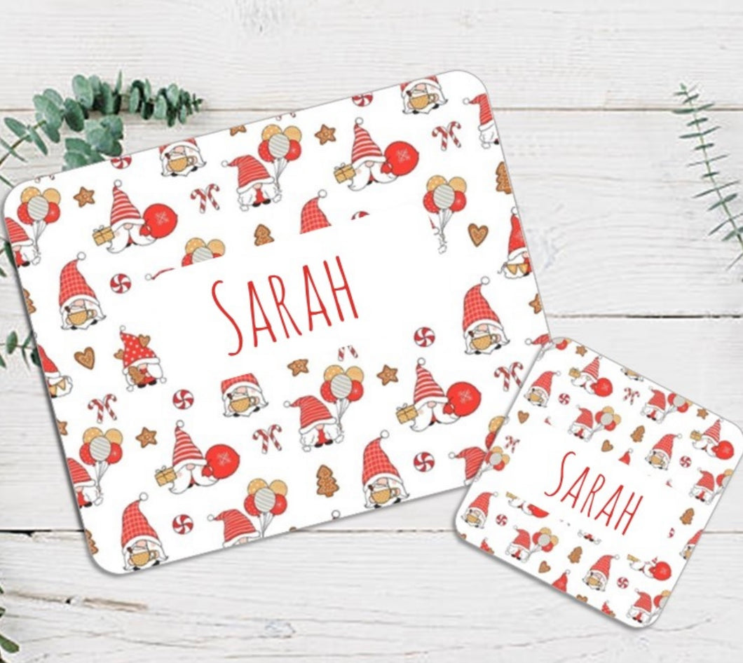 Personalised Christmas Dining Placemats & Coasters