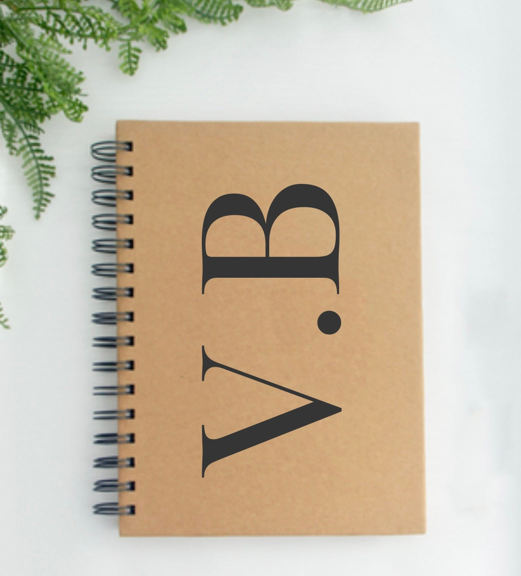 Personalised A5 Notebook - Initials