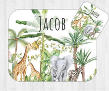 Load image into Gallery viewer, Personalised Children&#39;s Dining Placemat &amp; Coaster
